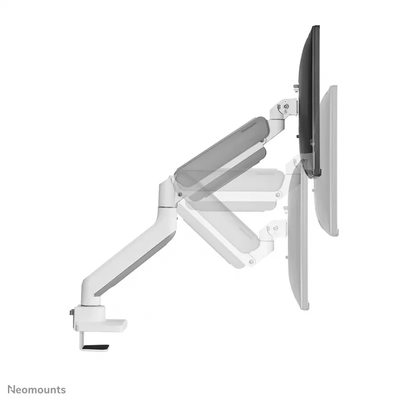 Neomounts DS70-450WH1 monitorarm 17-42 inch - gasveer - Topfix - 180°-stop