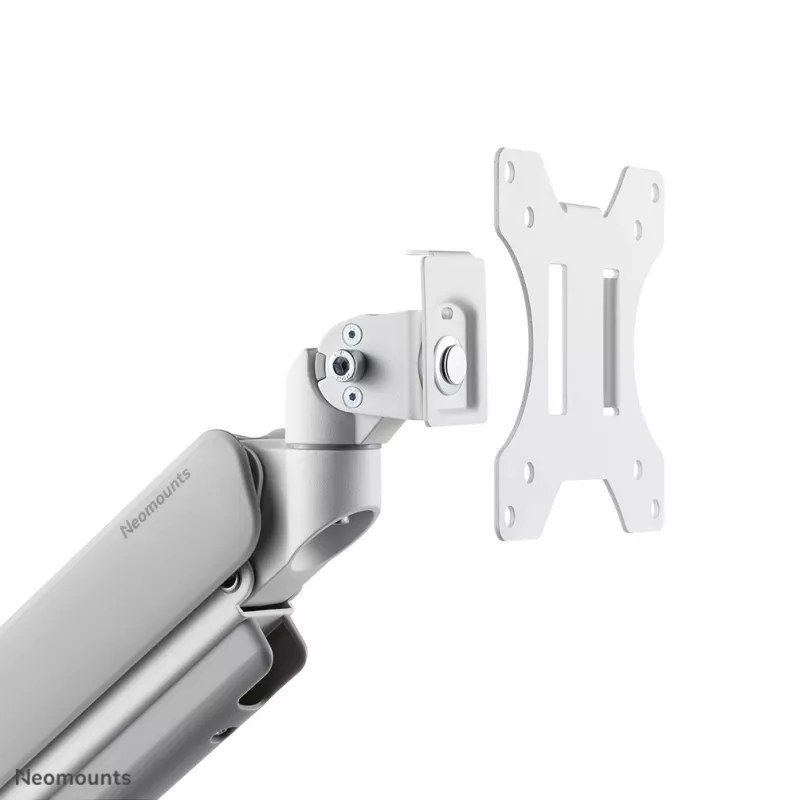 Neomounts DS70-450WH1 monitorarm 17-42 inch - gasveer - Topfix - 180°-stop