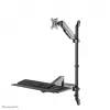 Wandgemonteerde zit-sta-werkstation Neomounts WL90-325BL1 max. gewicht 9 kg