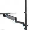 Wandgemonteerde zit-sta-werkstation Neomounts WL90-325BL1 max. gewicht 9 kg
