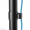 Wandgemonteerde zit-sta-werkstation Neomounts WL90-325BL1 max. gewicht 9 kg
