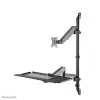 Wandgemonteerde zit-sta-werkstation Neomounts WL90-325BL1 max. gewicht 9 kg