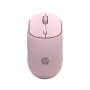HP 400 stille roze draadloze muis, voor beide handen, RF Wireless + Bluetooth, 6000 DPI, roze