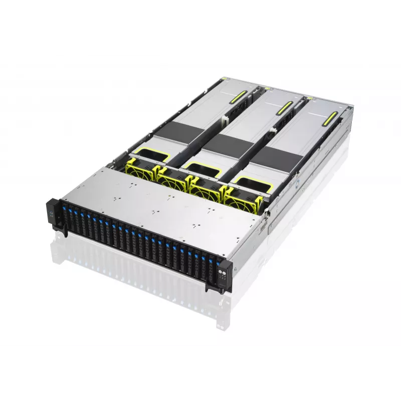ASUS RS720A-E11-RS24U 2U rack barebone-server, zilver