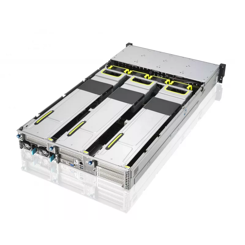 ASUS RS720A-E11-RS24U 2U rack barebone-server, zilver