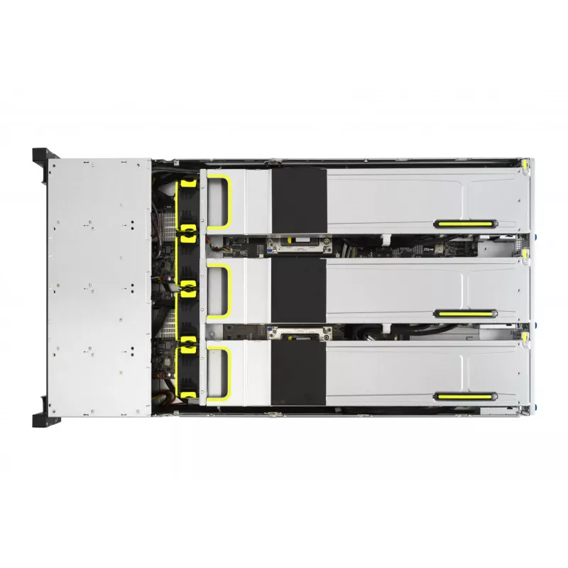 ASUS RS720A-E11-RS24U 2U rack barebone-server, zilver
