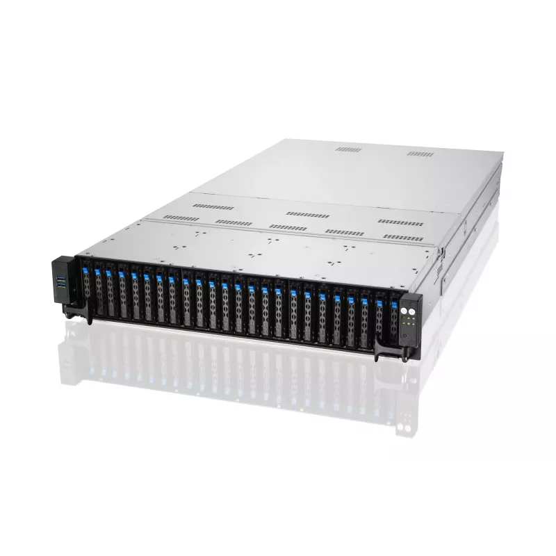 ASUS RS720A-E11-RS24U 2U rack barebone-server, zilver