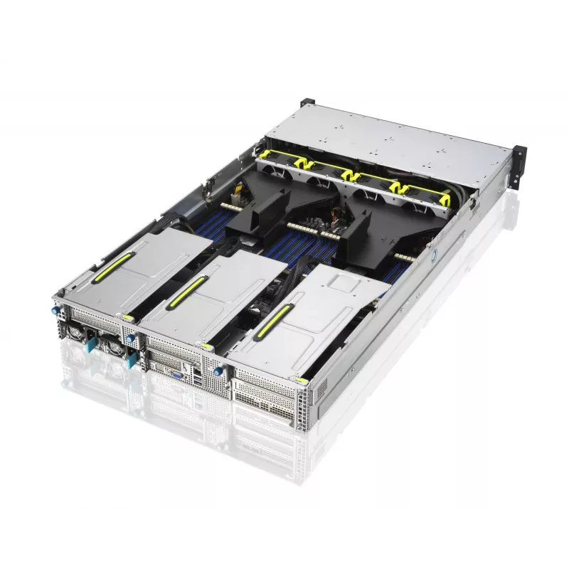 ASUS RS720A-E11-RS24U 2U rack barebone-server, zilver