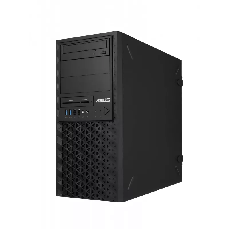 Tower-behuizing ASUS TS100-E11-PI4, zwart, met Intel C256-chipset, LGA1200-ondersteuning en 300 W-voeding
