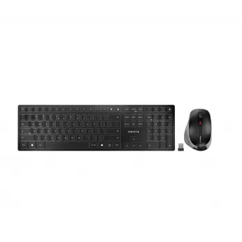 CHERRY DW 9500 SLIM toetsenbord muis inbegrepen universeel RF Wireless + Bluetooth QWERTY Spaans zwart, grijs