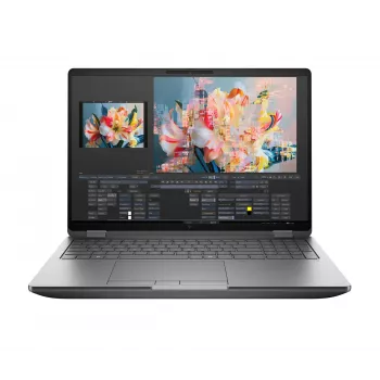 HP ZBook Fury G1i Intel Core Ultra 7 255HX mobiel workstation 40,6 cm (16 inch) WUXGA 32 GB DDR5-SDRAM 1 TB SSD NVIDIA RTX PRO 2000 Blackwell Wi-Fi 7 (802.11be) Windows 11 Pro AI-workstation, AI-pc zilver