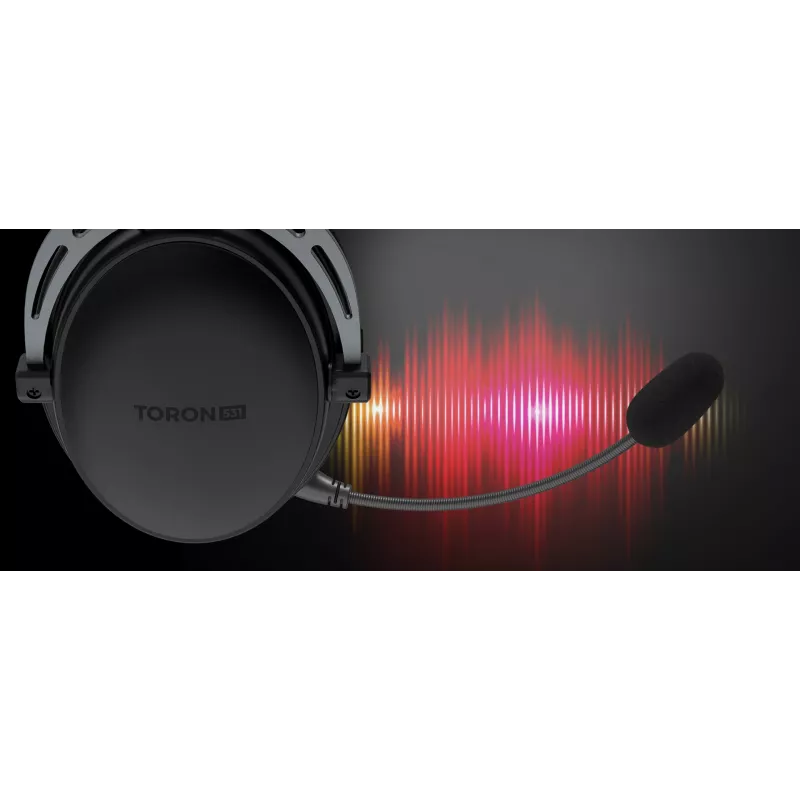 Bedrade binaurale gamingheadset Genesis Toron 531 — circumauraal, 32 Ω, 20–20000 Hz, 1 m kabel