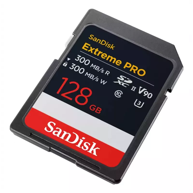 Flashgeheugen SanDisk Extreme PRO 128 GB SDXC UHS-II model SDSDXDM-128G-GN4IN