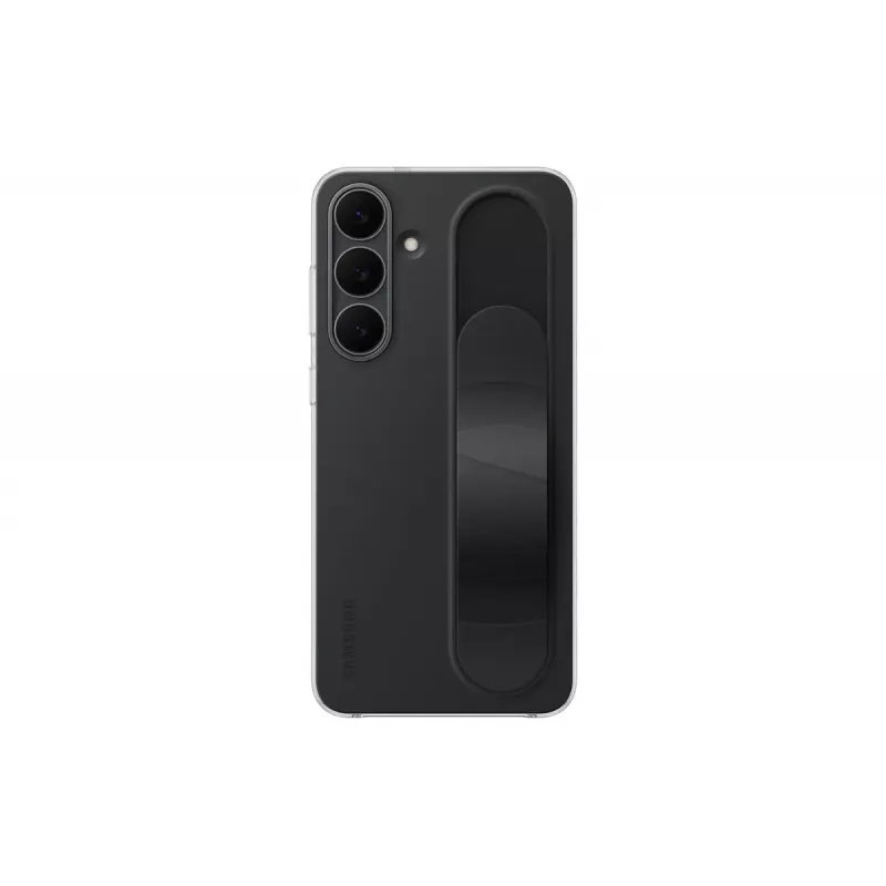 Protective Standing Grip-hoes Samsung voor Galaxy S25 FE, zwart, tafelstandaard