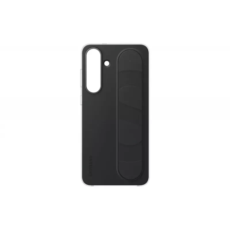 Protective Standing Grip-hoes Samsung voor Galaxy S25 FE, zwart, tafelstandaard