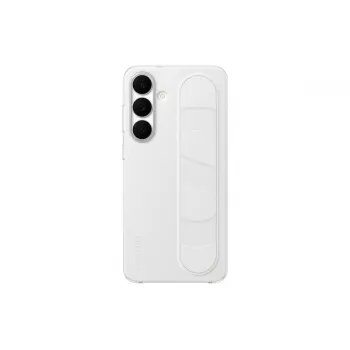 Standing Grip-hoes Samsung voor Galaxy S25 FE – wit, tafelstandaard
