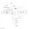 Neomounts FL40-430BL11 tv-mastmontagebeugel 17-32 inch - diam. 28-60 mm