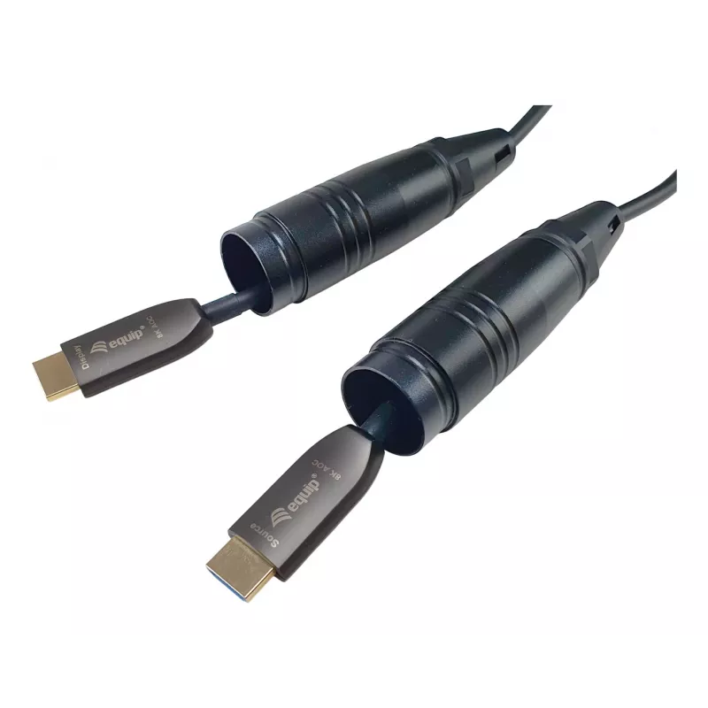 Equip 119424 HDMI-kabel 150 m HDMI Type-A (standaard) zwart