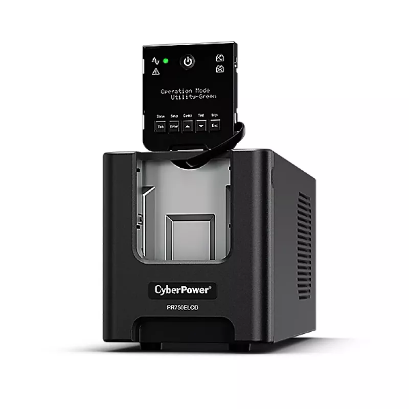 CyberPower PR750ELCD UPS (uninterruptible power supply) line-interactive 0,75 kVA 675 W 6 AC-uitgangen