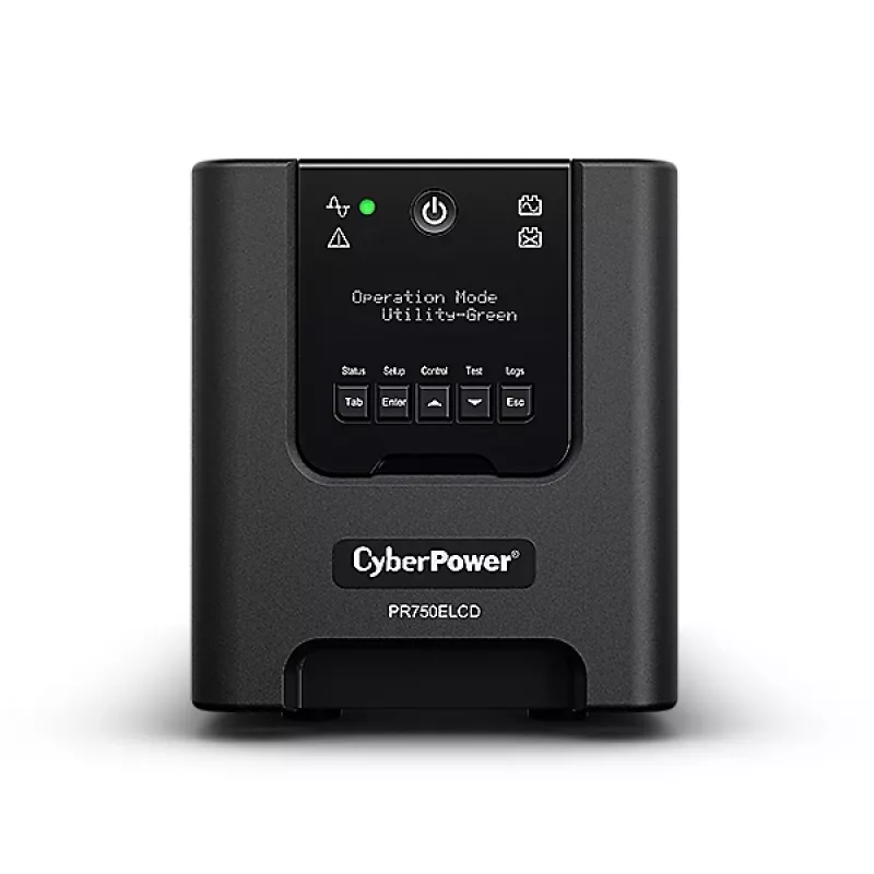 CyberPower PR750ELCD UPS (uninterruptible power supply) line-interactive 0,75 kVA 675 W 6 AC-uitgangen