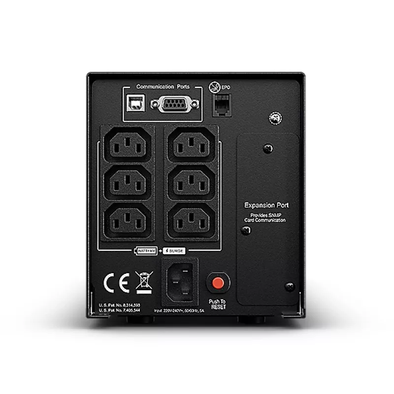 CyberPower PR750ELCD UPS (uninterruptible power supply) line-interactive 0,75 kVA 675 W 6 AC-uitgangen