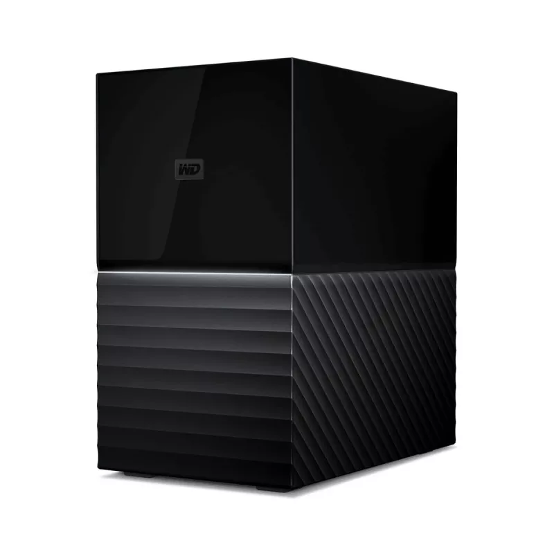 WD My Book Duo WDBFBE0360JBK externe RAID-opslag 36 TB (2x 18 TB HDD), USB-C 3.2 Gen 1, RAID 0/1/JBOD, 256-bit AES-hardwareversleuteling, zwart