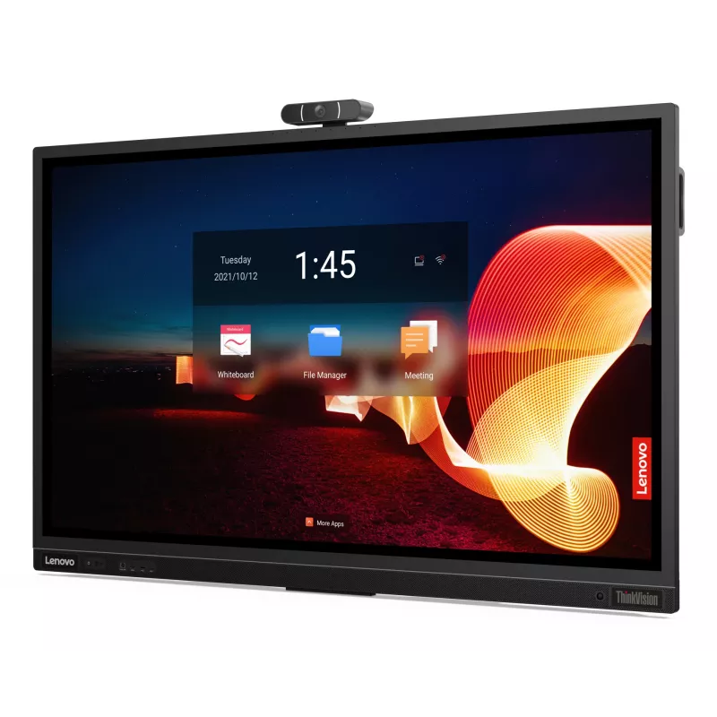 Lenovo ThinkVision T65 computermonitor 165,1 cm (65 inch) 3840 x 2160 pixel 4K Ultra HD LED touchscreen zwart