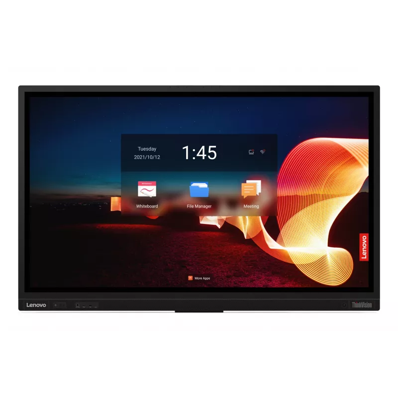 Lenovo ThinkVision T65 computermonitor 165,1 cm (65 inch) 3840 x 2160 pixel 4K Ultra HD LED touchscreen zwart