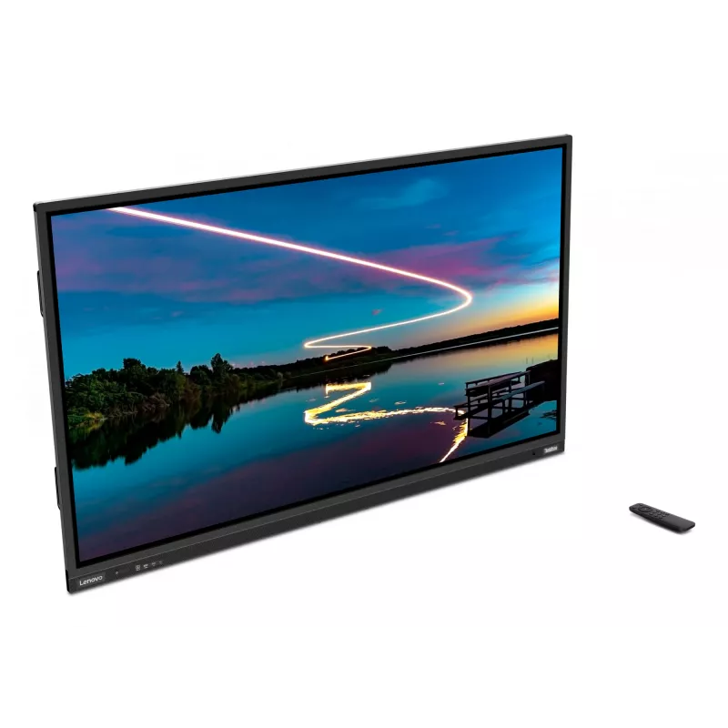 Lenovo ThinkVision T86 computermonitor 2,18 m (86 inch) 3840 x 2160 pixel 4K Ultra HD LED touchscreen zwart