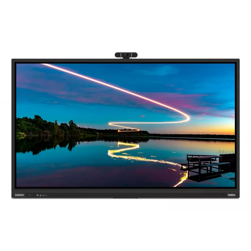 Lenovo ThinkVision T86 computermonitor 2,18 m (86 inch) 3840 x 2160 pixel 4K Ultra HD LED touchscreen zwart