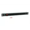 Equip 333319 power distribution unit (PDU) 6 AC-uitgangen 1U zwart
