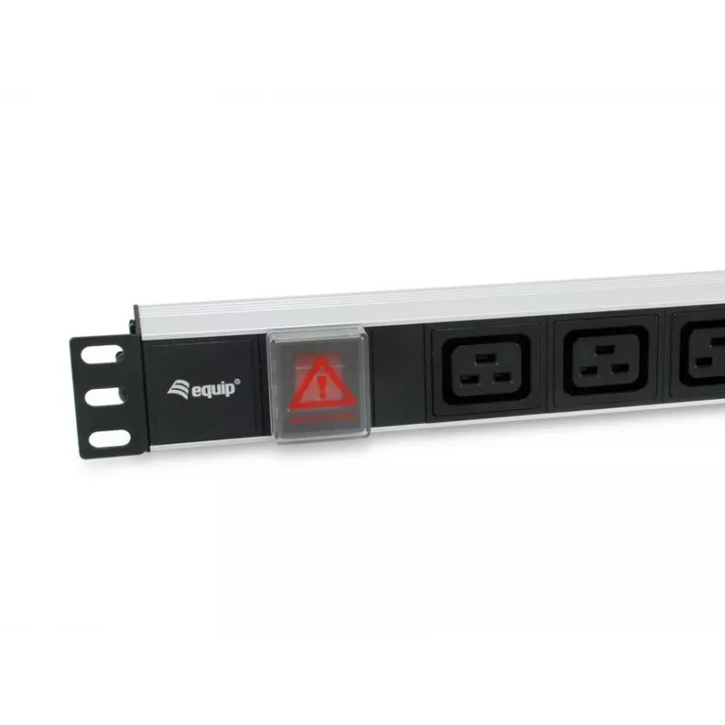 Equip 333319 power distribution unit (PDU) 6 AC-uitgangen 1U zwart