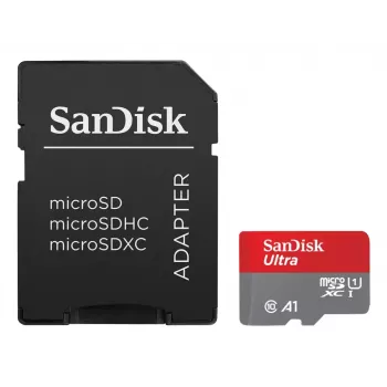 WESTERN DIGITAL SanDisk Ultra micro SDXC 64 GB plus SD-adapter 140 MB/s A1 Class 10 UHS-I – 2-pack