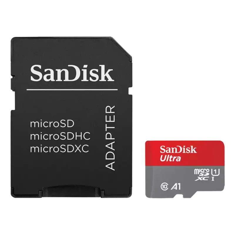 WESTERN DIGITAL SanDisk Ultra micro SDXC 128GB plus SD-adapter 140 MB/s A1 Class 10 UHS-I – 2-pack