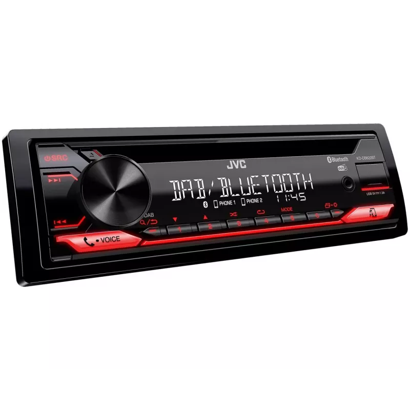 JVC KD-DB622BT autoradio zwart 200 W Bluetooth