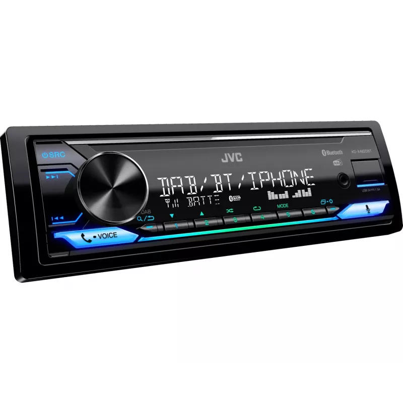 JVC KD-X482DBT zwart 200 W Bluetooth