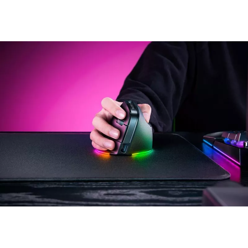 RAZER Pro Click V2 verticale muis draadloos / bedraad zwart