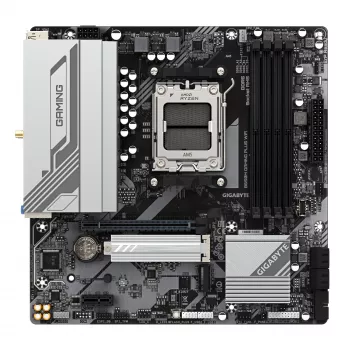 GIGABYTE B650M GAMING PLUS WIFI Moederbord - AMD Ryzen 9000 CPU's, 5+2+2 fasen VRM, tot 8000 MHz DDR5, 2x PCIe 4.0 M.2, 2,5 GbE LAN, WIFI 6E, USB 3.2 Gen 1