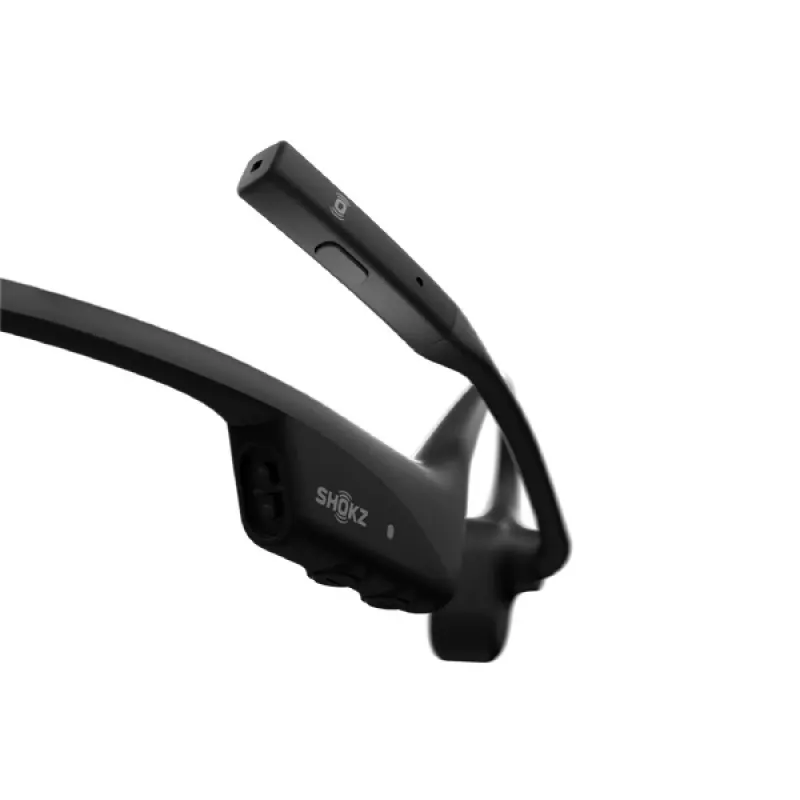 SHOKZ C110-AI-BK-EN Hoofdtelefoon/Headset Draadloos Ear-Hook Kantoor/Callcenter Bluetooth Zwart