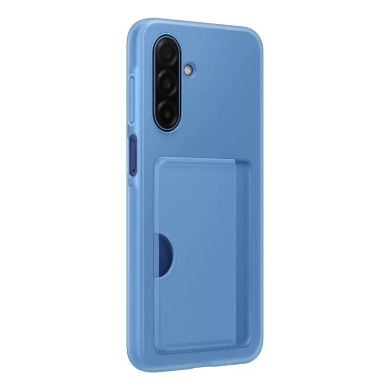 Achterklep Samsung A17 met kaartvak, blauw — EF-OA176TLEGWW