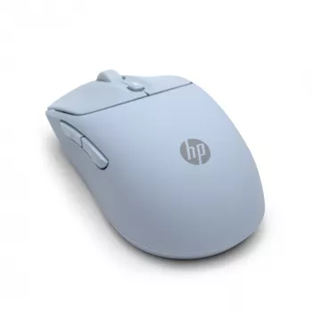 HP 400 Stille blauwe draadloze muis, dubbelhandig, RF Wireless + Bluetooth, 6000 DPI, Blauw