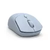 HP 400 Stille blauwe draadloze muis, dubbelhandig, RF Wireless + Bluetooth, 6000 DPI, Blauw