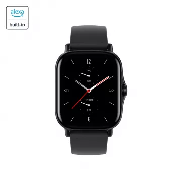 Amazfit GTS 2 4,19 cm (1,65 inch) AMOLED 43 mm digitaal 348 x 442 pixel touchscreen zwart Wi-Fi GPS (satelliet)