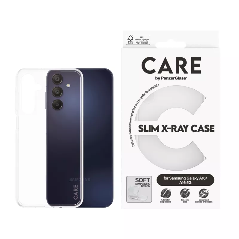 Hoesje PanzerGlass CARE by modieuze hoes transparant X-Ray Soft Basic Samsung A15 A15 5G