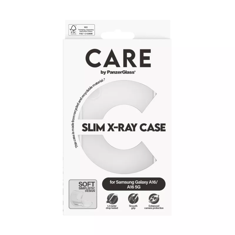 Hoesje PanzerGlass CARE by modieuze hoes transparant X-Ray Soft Basic Samsung A15 A15 5G