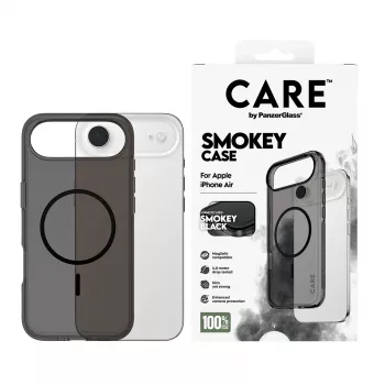 PanzerGlass CARE™ by ® Urban Explorer Case Smokey met zwart MagSafe iPhone Air