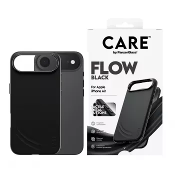 Beschermhoes PanzerGlass CARE™ Flow Case zwart met MagSafe voor iPhone Air