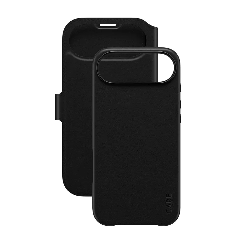Portemonneehoes PanzerGlass CARE Tango 2-in-1 met MagSafe voor iPhone Air — zwart