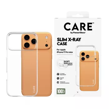 Beschermende zachte hoes PanzerGlass CARE modieuze hoes transparant X-Ray voor iPhone 17 Pro Max