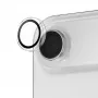 Cameralensbescherming PanzerGlass Hoops voor iPhone Air — gehard glas & silicone, transparant, 1 stuk